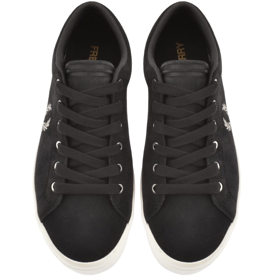 Fred Perry Baseline Leather Trainers GreyFred Perry Baseline Leather Trainers Grey Male 11 46